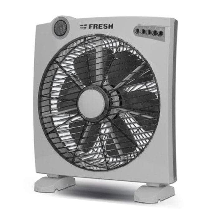 Fresh Magic Box Fan 14 Inch - Grey - 4488