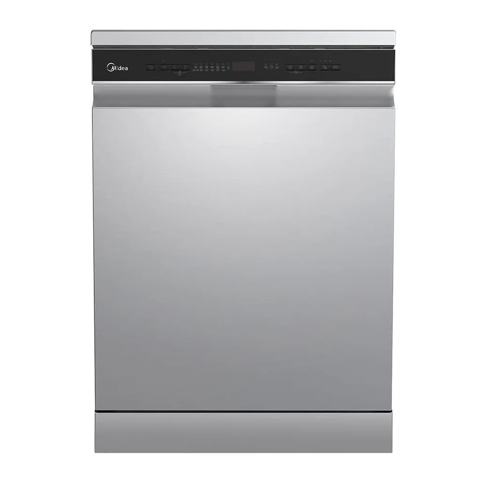 Midea Wifi Digital Dishwasher 60 Cm 14 Place Settings - 9 Programs - Silver - MDWEF1433D(SS)-WI-EG