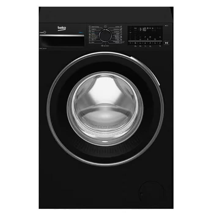 بيكو غسالة ملابس 10 كيلو تحميل أمامي ديجيتال أنفرتر بخار بلوتوث 1600 لفة - أسود - موديلB3WFU501040BCI