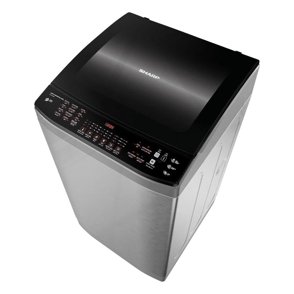 Sharp Washing Machine 13 Kg Top Loading DDM Inverter - Stainless - ES-TD13GSSP