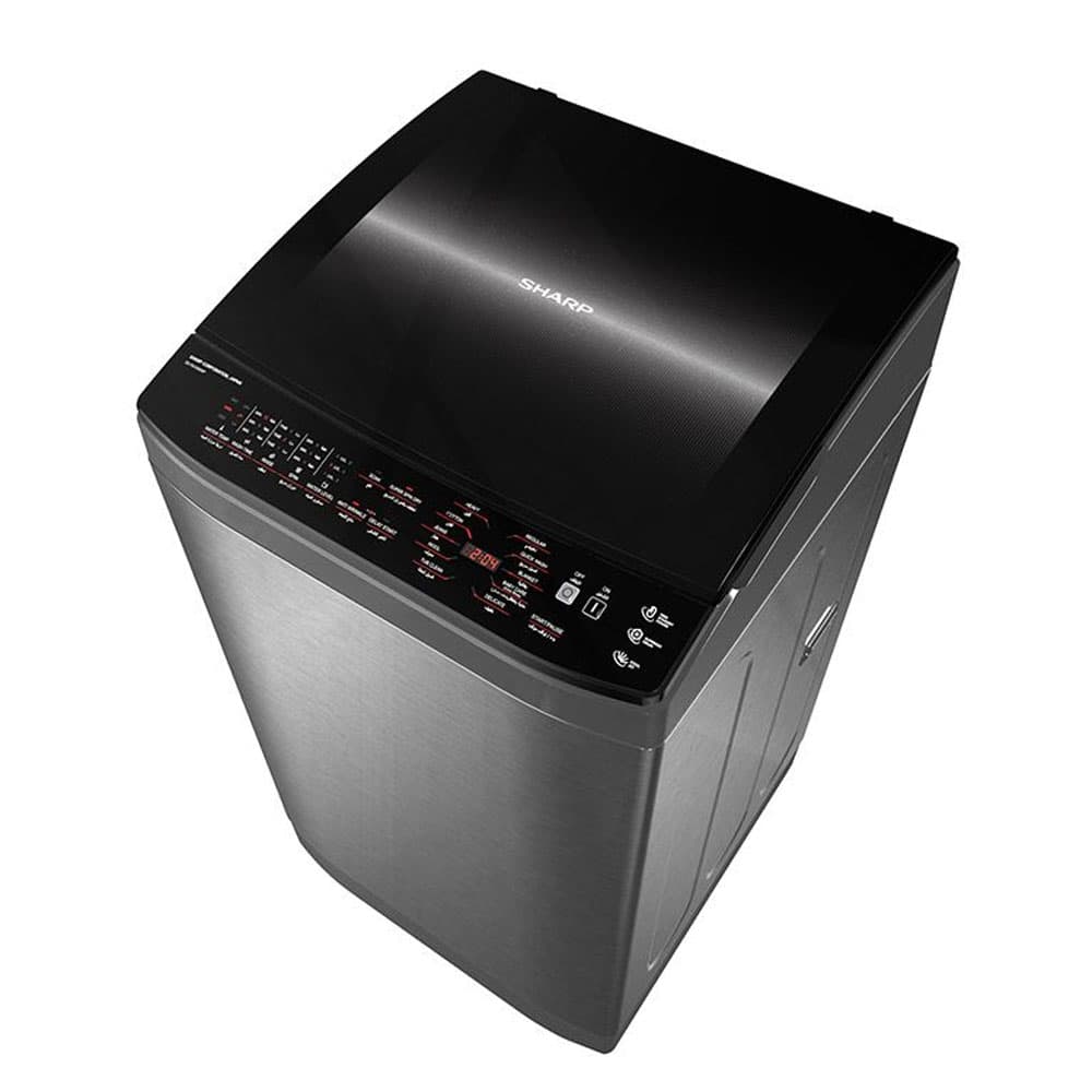 Sharp Washing Machine Top Loading 13 KG - Dark Silver - ES-TN13GDSP