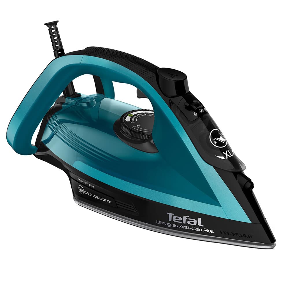 Tefal Ultra Gliss Plus Air Glide Steam Iron 2800 Watt - Black*Green - FV6832E0