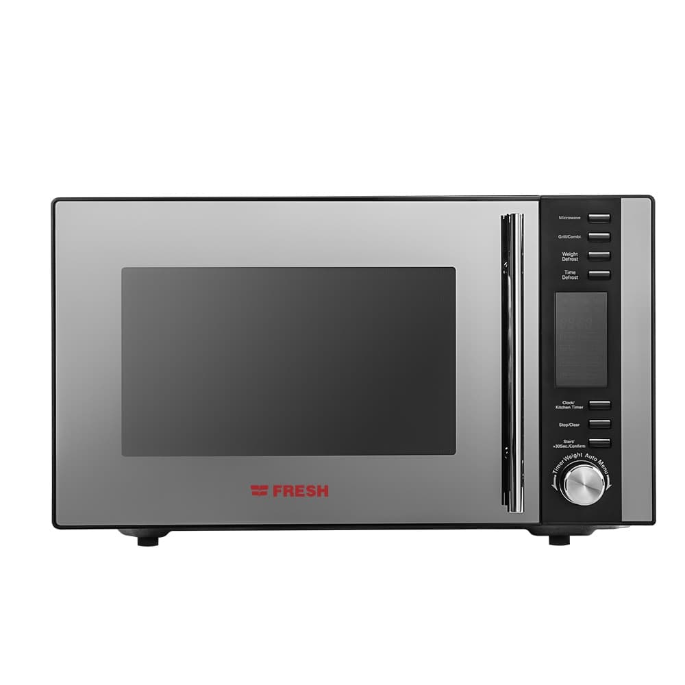 Fresh Solo Microwave 28 Liter - 900 Watt - Silver - FMW-28EC-B