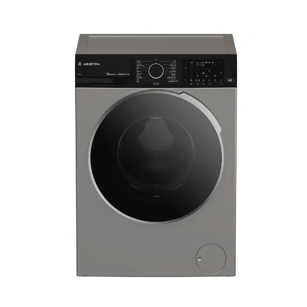 Ariston Washing Machine 9 KG Front Load - Inverter Motor - Grey - WFST9GWHR