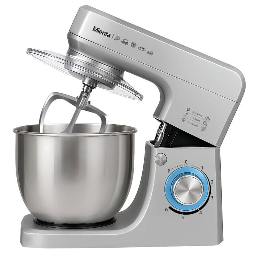 Mienta Food Processor And Blender 1900 Watt - 6 Speeds - 8 Liter - Stainless Steel - KM38532A