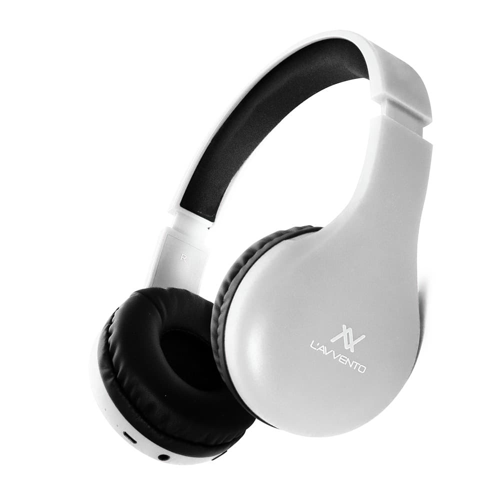L'AVVENTO (HP11W) Bluetooth Headphone with Stereo Plug - White