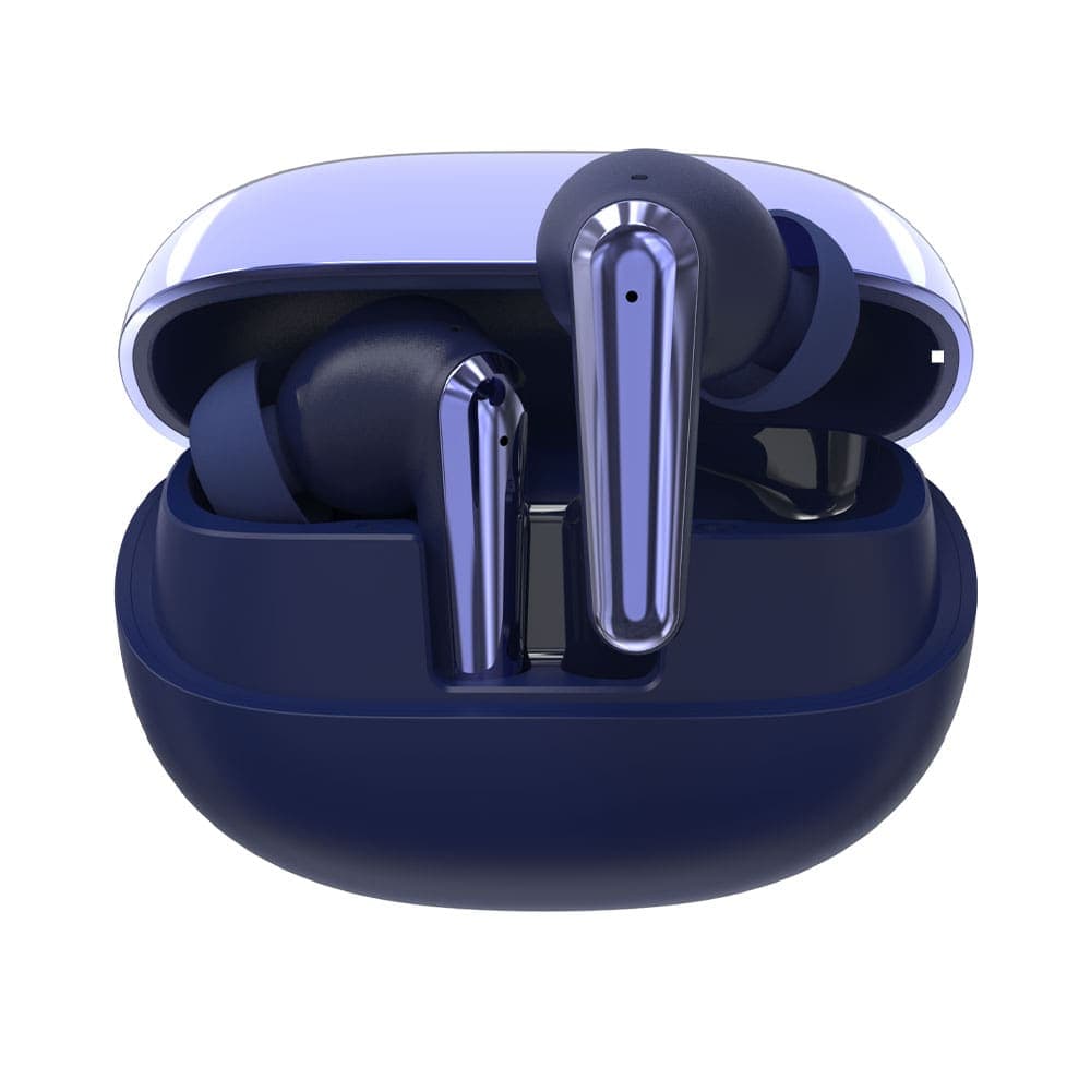 DEVIA TWS-E4 Star Series Wireless Earphone BT V5.3 Running Time 7H Function ANC Game Mode - Blue