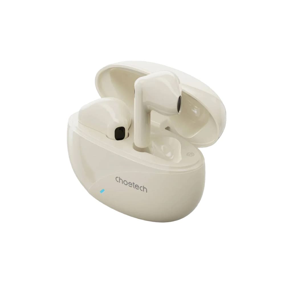 Choetech T24 True Wireless Earbuds Stereo Sound - Skin White