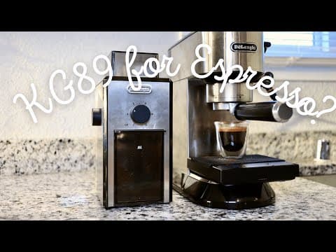 De'Longhi  Coffee Grinder with Advanced Grinding Mechanism 12 Cups - 110 Watt - Grey * Black - Kg89