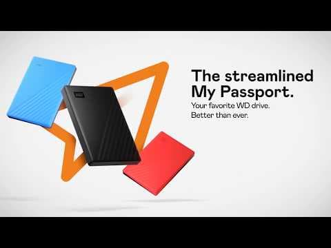 ويسترن ديجيتال هارد ديسك ماى باسبورت سعة 1 تيرا بايت - منفذ USB 3 بسرعة تصل إلى 5 جيجابايت/ثانية - اسود - WDBYVG0010BBK