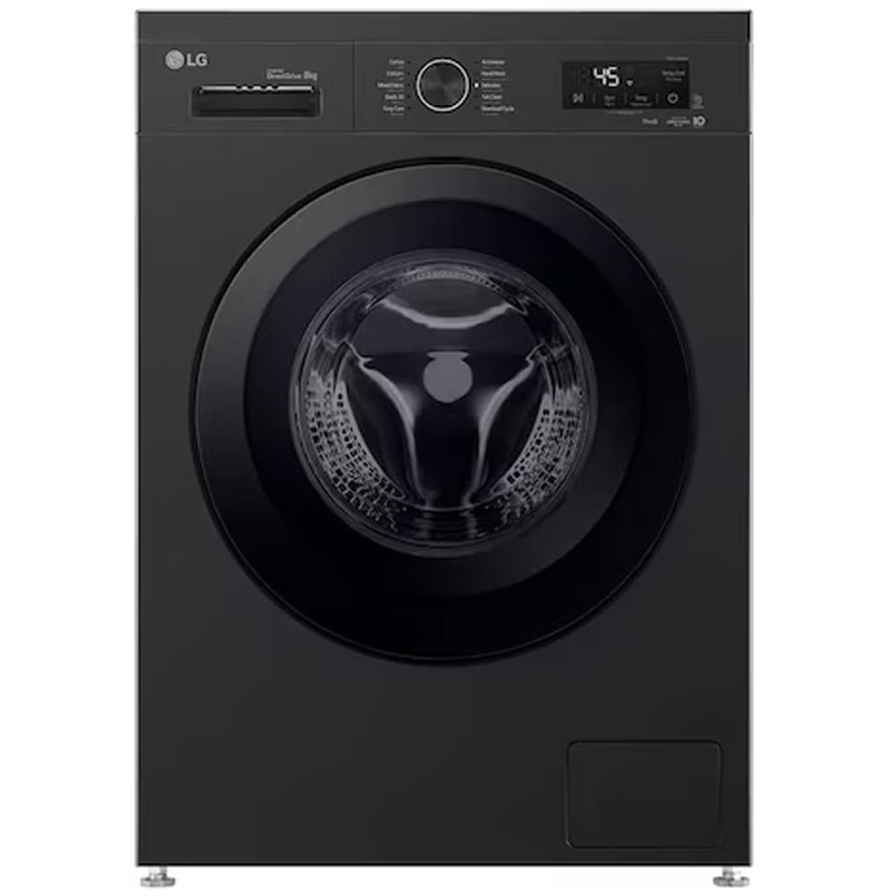 LG Front Loading Washing Machine 8 kg - 1400 RPM - Wi Fi - Onyx Black - F4Y2TYG6X