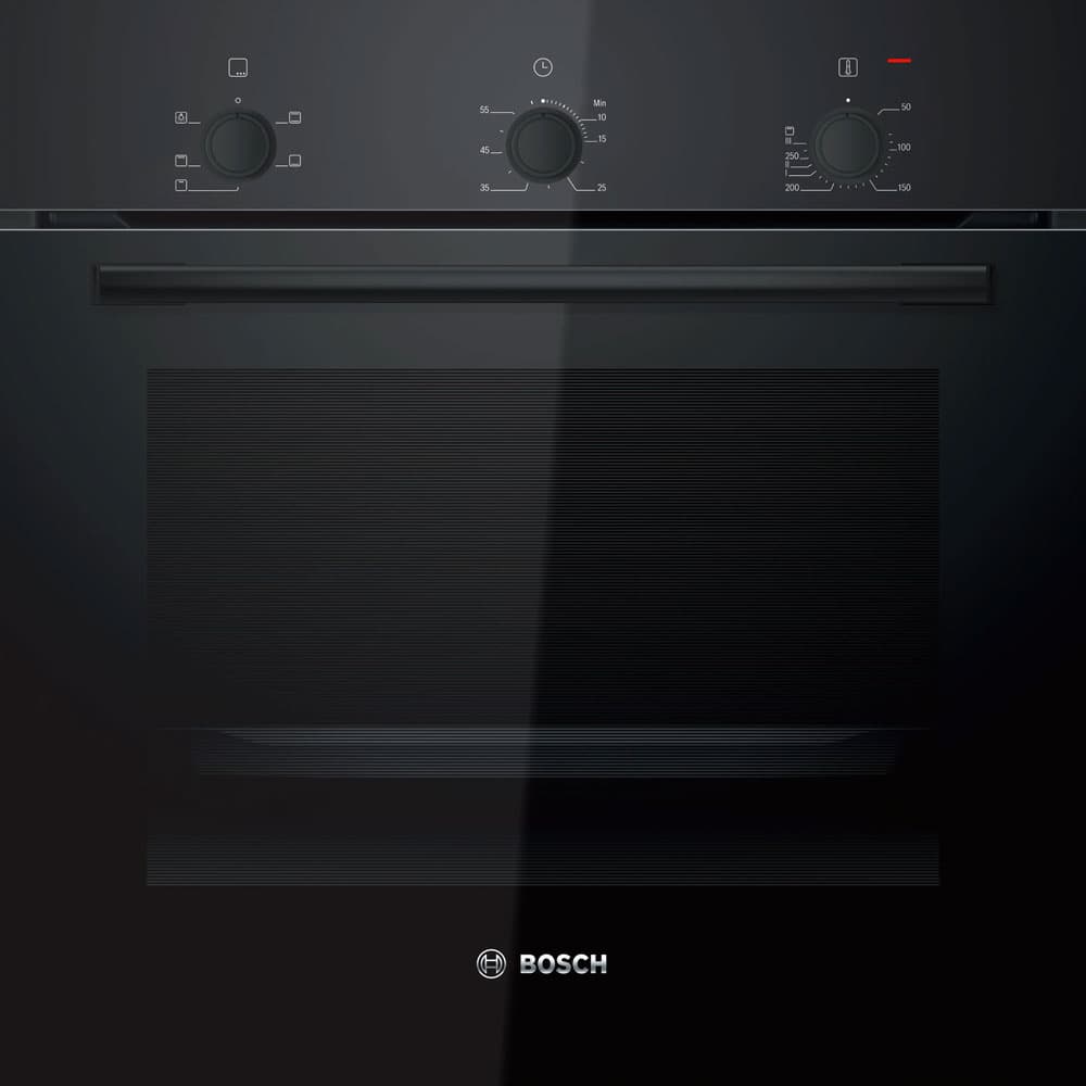 Bosch Series 2 Built in Electric Oven 71 Liter - 60 Cm With Fan - Black - HBF011BA1T