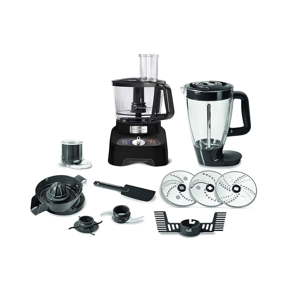 Moulinex - Double Force food Processor 1000 Watts - 34 Functions - FP824825 - Black 