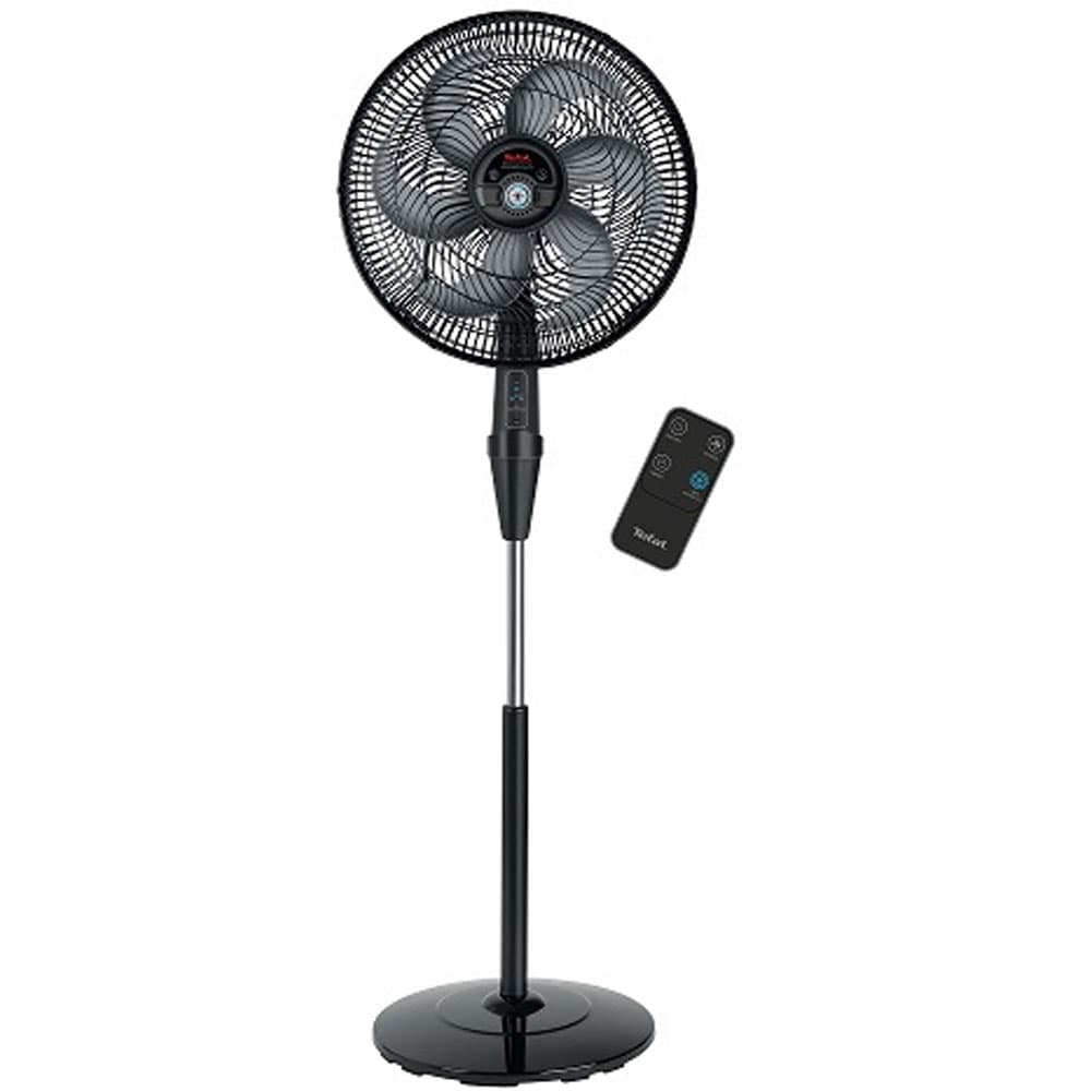 Tefal Stand Fan 16 Inch Anti-mosquito Silence Repellent With Remote Control - Black - VG4135EE