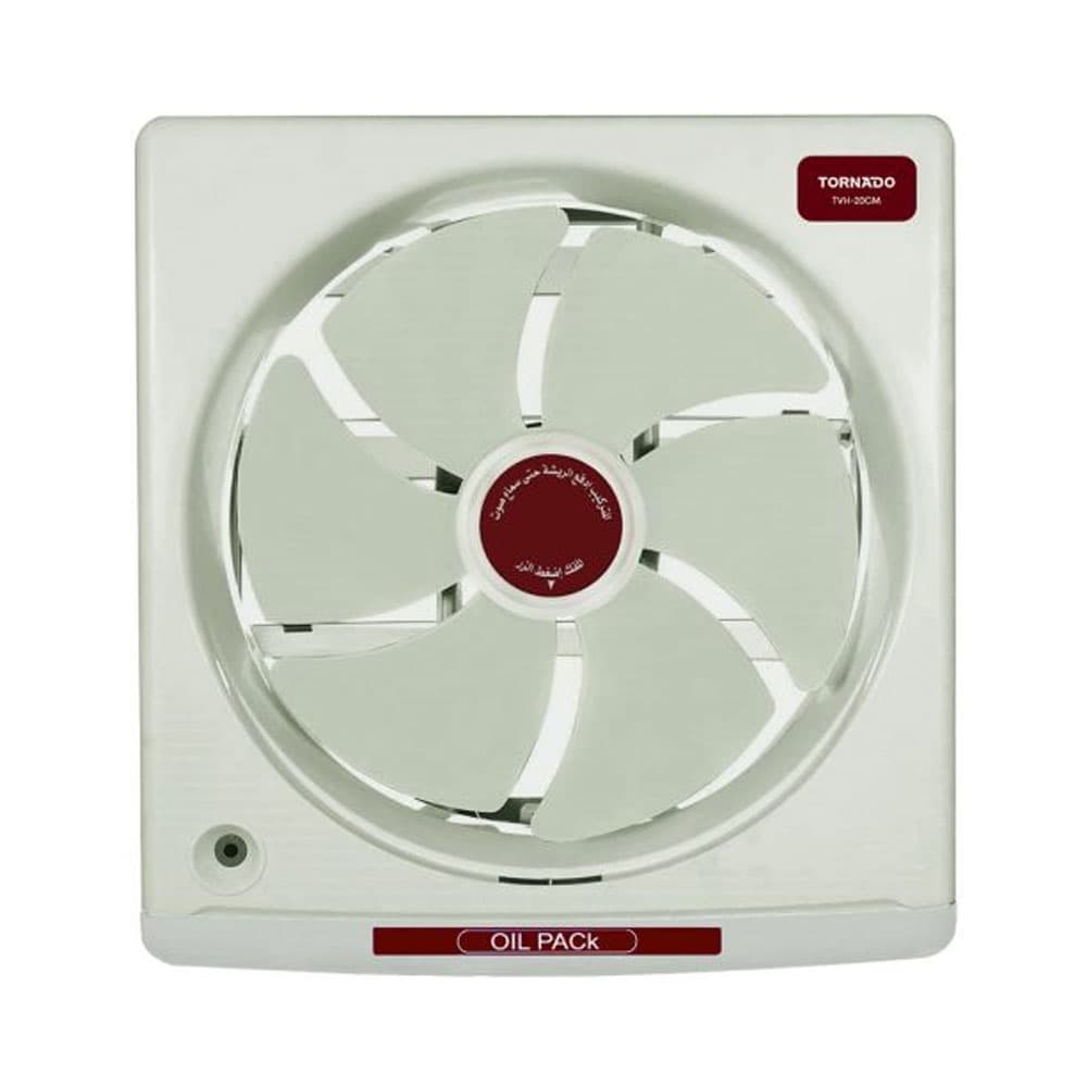 تورنيدو شفاط مطبخ - 20 سم - درج لتجميع الزيوت كريمي - موديل TVH-20CM
