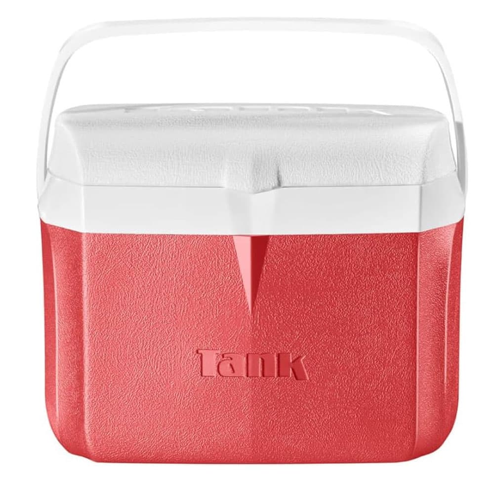Tank Ice Box 5 Liter Keeps Ice &amp; Drinks Cold  - Red