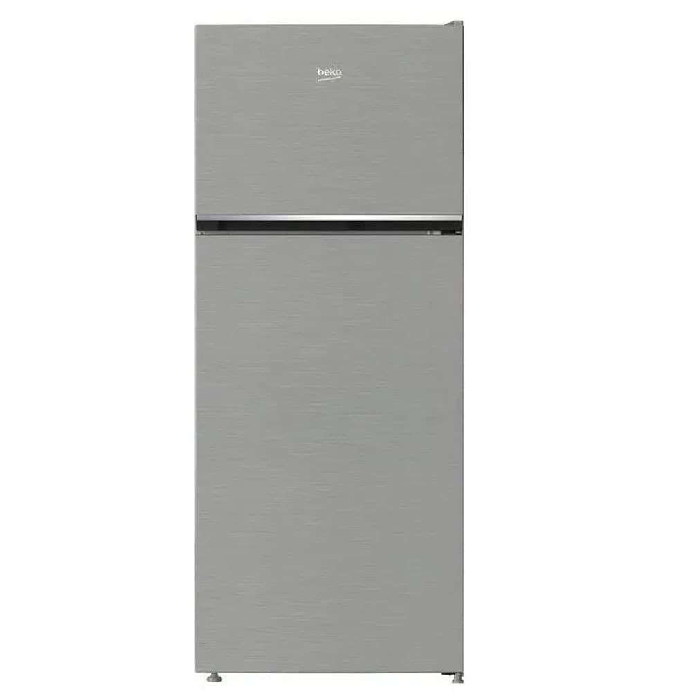 Beko Refrigerator 455 Liters Net 430 Liters 2 Door No Frost - Silver - RDNE455MK