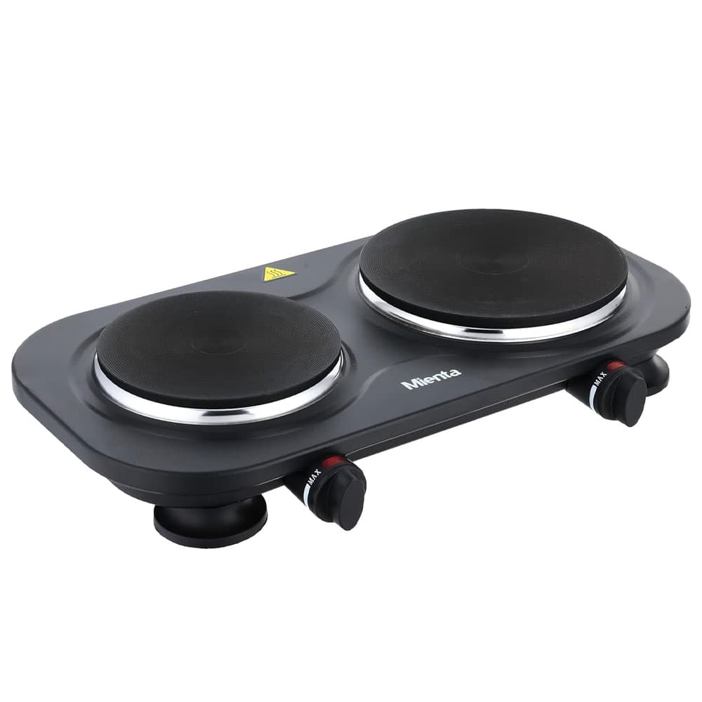 ميانتا دويتو طبق تسخين مسطح مزدوج بقوة 2500 وات - اسود - HP41225A 