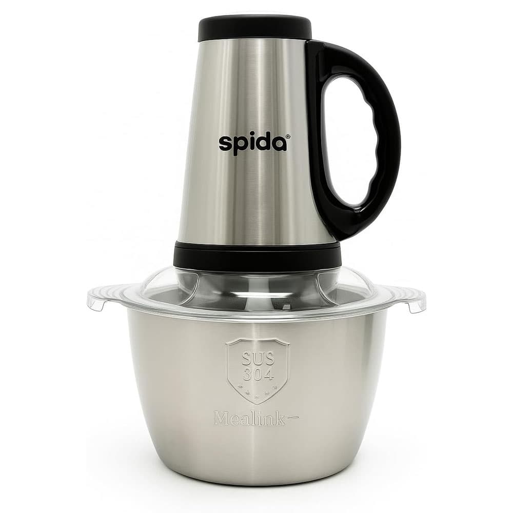 Spida Chopper 3 Liter - 800 Watt - Stainless Steel - SPDND8003