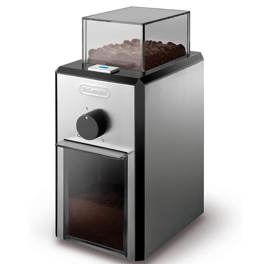 De'Longhi  Coffee Grinder with Advanced Grinding Mechanism 12 Cups - 110 Watt - Grey * Black - Kg89