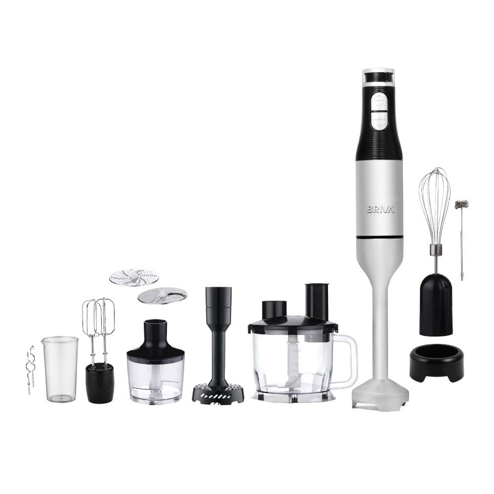 بريفا خلاط يدوي متعدد الاستخدامات بقوة 1200 وات سرعتان - ستانلس ستيل - BH237 SS