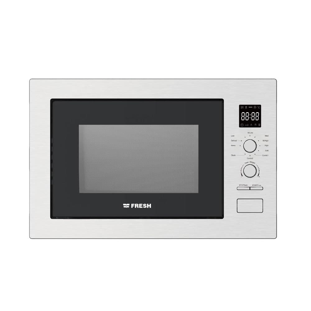 Fresh Built In Microwave 25 Liter Digital Grill 850 Watt - Stainless Steel - FBMW25ECG STW