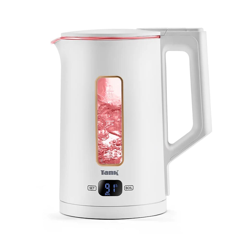 Tank Digital Kettle Capacity 1.5 L Safe Touch -Gl 1500 W - White With Rose Gold Frame - DG2338ESR