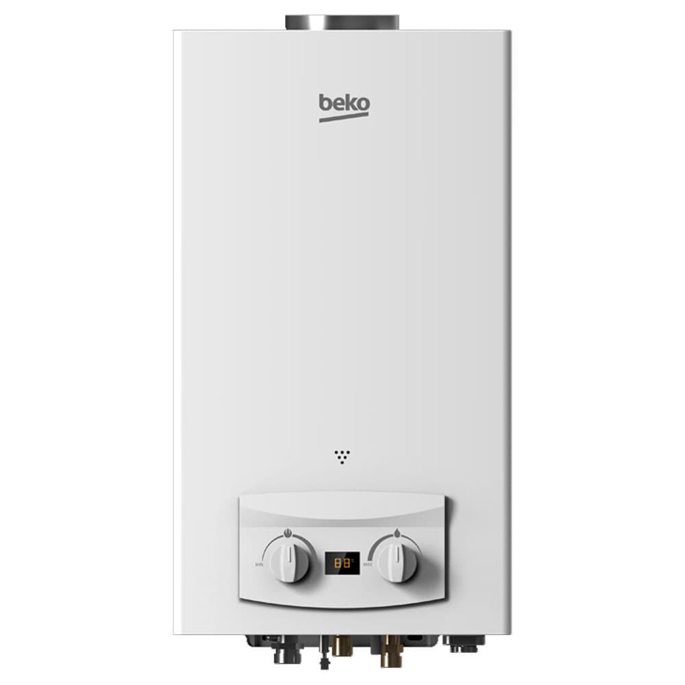 Beko Gas Water Heater with Digital 10 L 240 Volt - White - BGWH 10LW