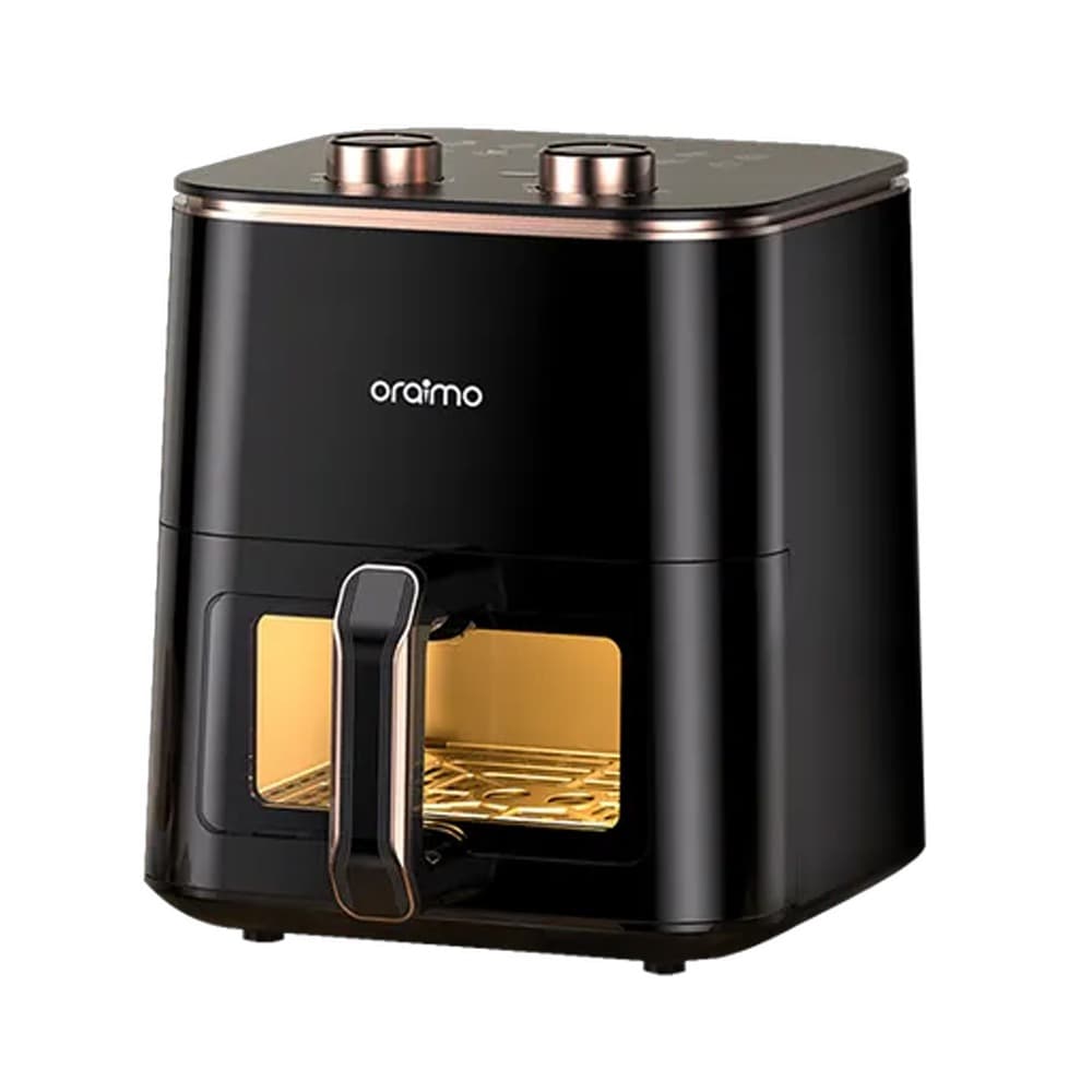 Oraimo Air Fryer Smart 5 Liter - 1500 Watt - Cooking Visible - Black - OHAF210N