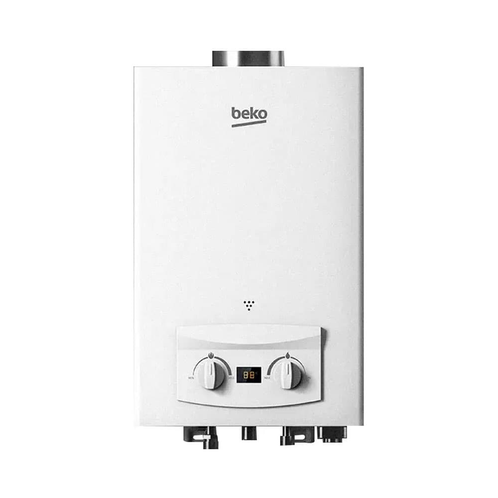 Beko Gas Water Heater with Digital Adaptor 6 L - White - BGWH 6LW