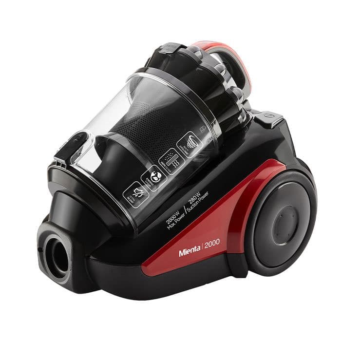 Mienta Torq Vacuum Cleaner 2000 Watts - Black and Red - VC19604B