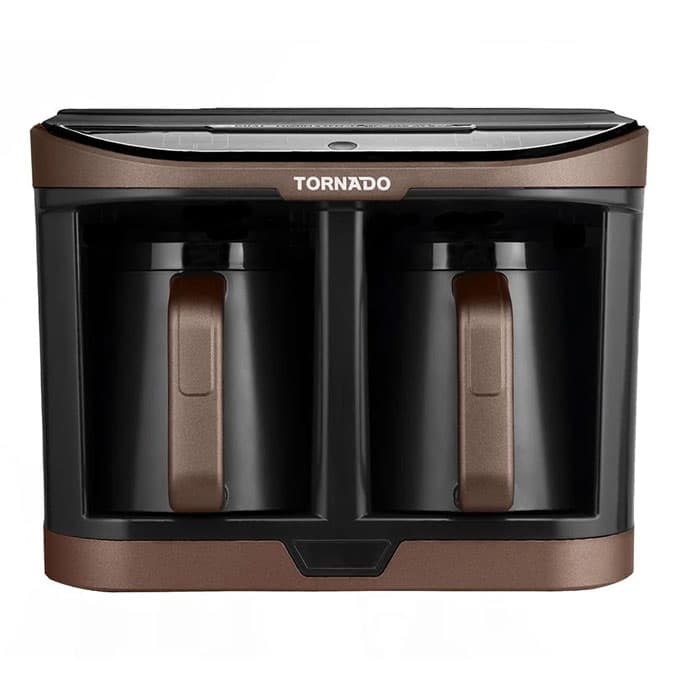 تورنيدو محضرة قهوة تركي أوتوماتيك  1470 وات -  660 مل - بني * أسود - تانك مياه - موديلTCME-100D-PRO