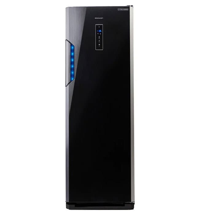  شارب ديب فريز انفرتر ديجيتال نوفروست 7 درج 300 لتر- أسود - موديلFJ-EC27(BK)