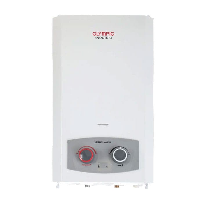 Olympic Gas Tube Water Heater Digital 10  Liter - White - 5580