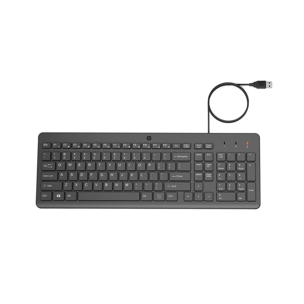 HP Wired Keyboard 150 664R5AA#ABV - Black