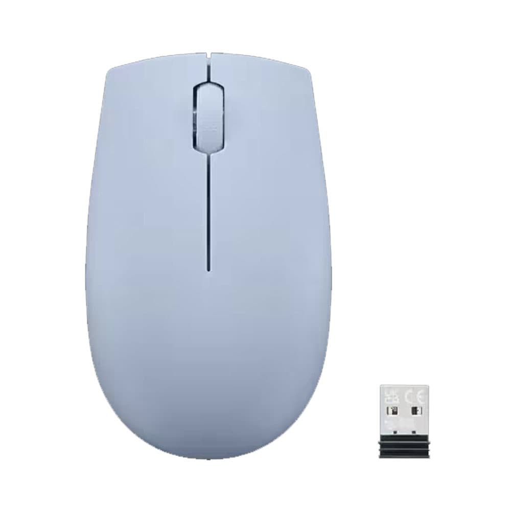 Lenovo 300 Wireless Mouse - Gy51L15679 - Frost Blue