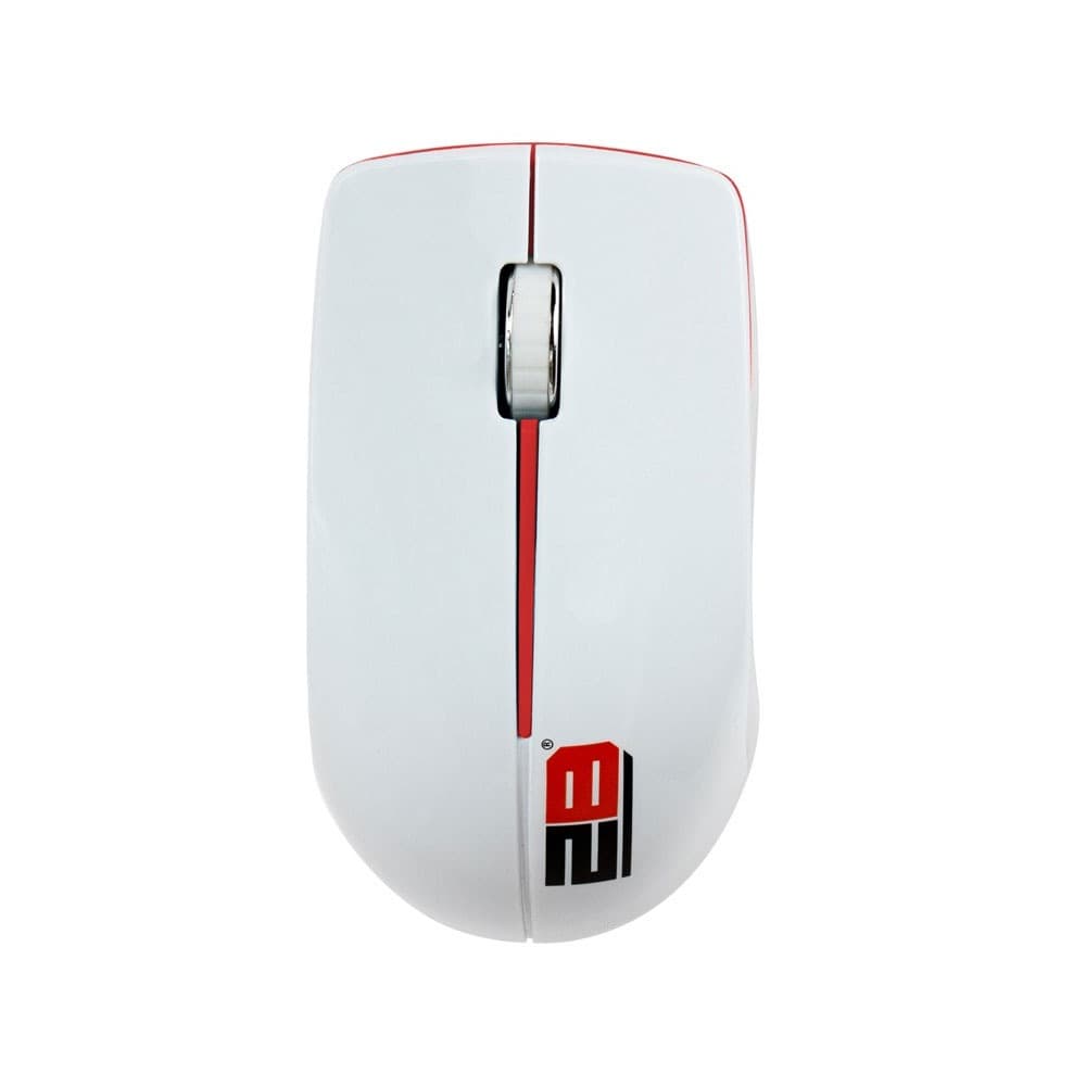 2B (MO33R) 2.4G Wireless Mouse - Red With White Cover