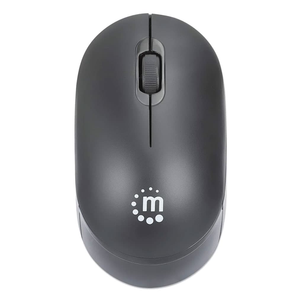منهاتن ماوس لاسلكي أوبتيكال Performance III 1000DPI USB  - أسود