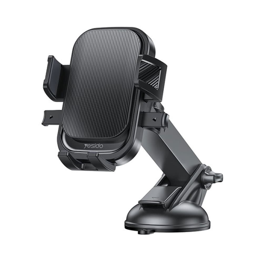 Yesido C267 360 Adjustable Silicone Non-slip Stretchable Suction Cup Press  Phone Holder - Black
