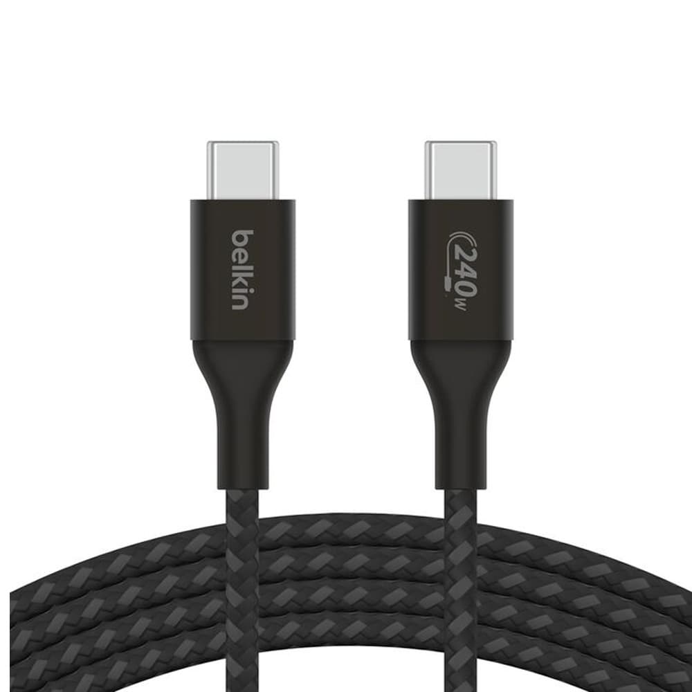 Belkin USB-C to USB-C Braided Cable PD 240W - 1M - Black