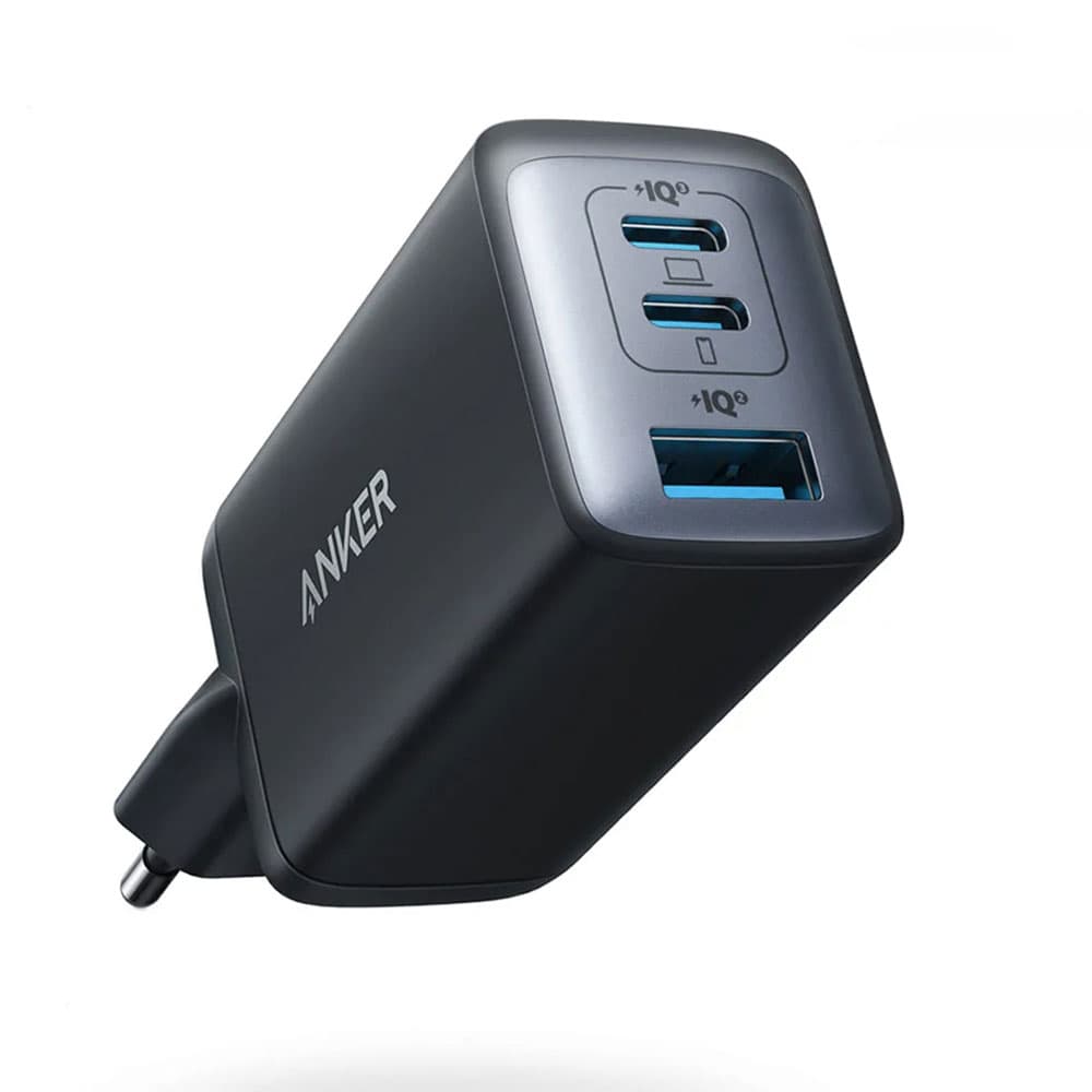 أنكر شاحن حائط 3 منافذ PowerPort III بقوه 65 وات موديل A2667G12 - أسود