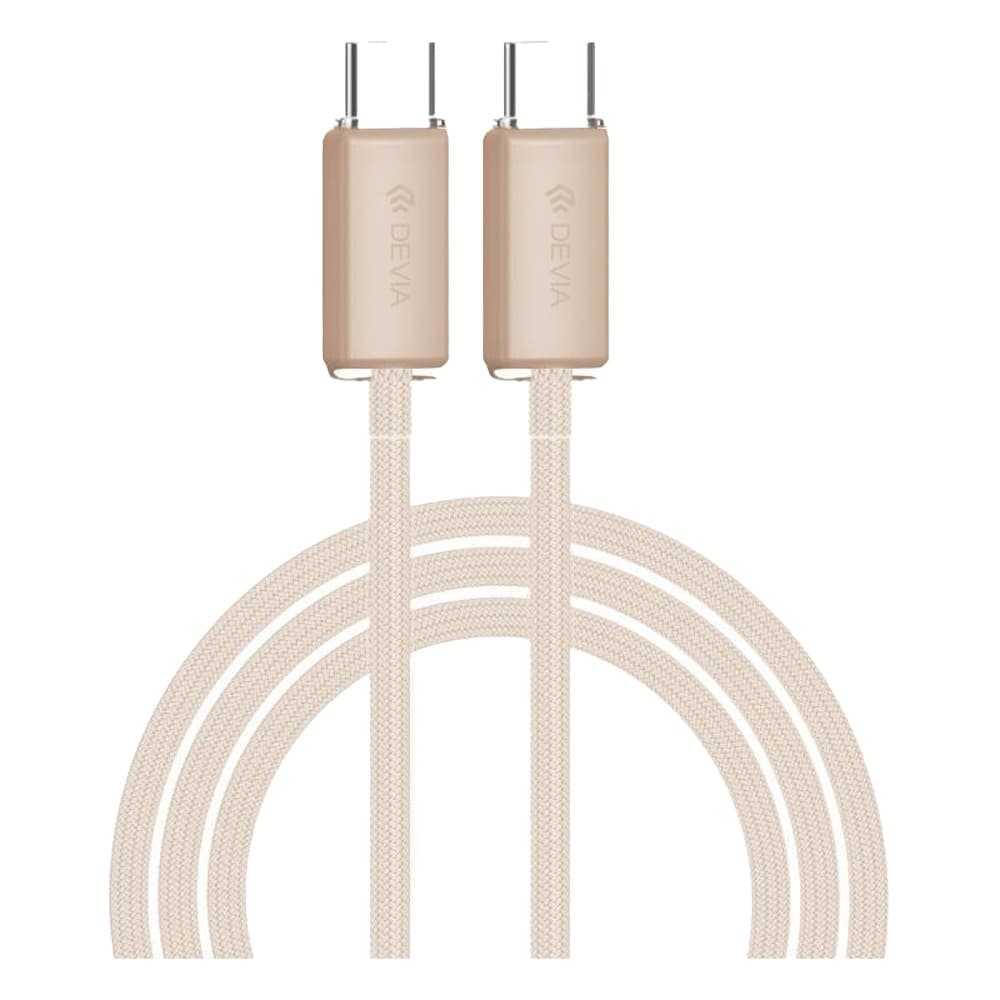 Devia Extreme Speed USB-C PD 60W Woven Cable 1.5M - EC688 - Desert Titanium