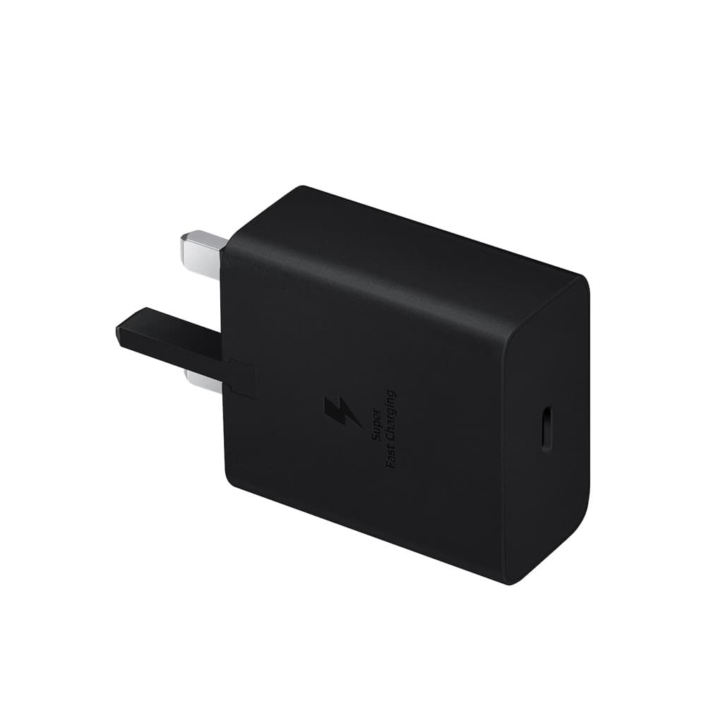 Samsung 45W PD Charger 3 Pin With USB-C Cable 1.8M - Black