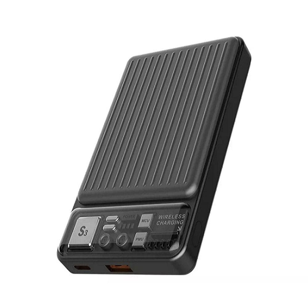 DEVIA Extreme Speed Series 22.5W Magnetic Wireless Power Bank 10000mAh S28 - Deep Gray