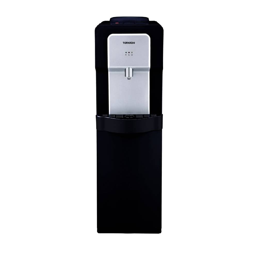 Tornado Water Dispenser With 1 Faucet For Cold and Hot Water -  Silver* Black - WDM-H30KBE-SB