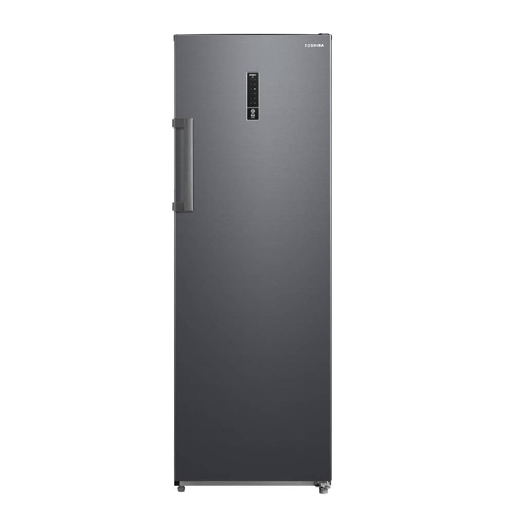 Toshiba Deep Freezer Upright 7 Drawers - 238 Liter No Frost  - Gray - GRRU312WEDMN06
