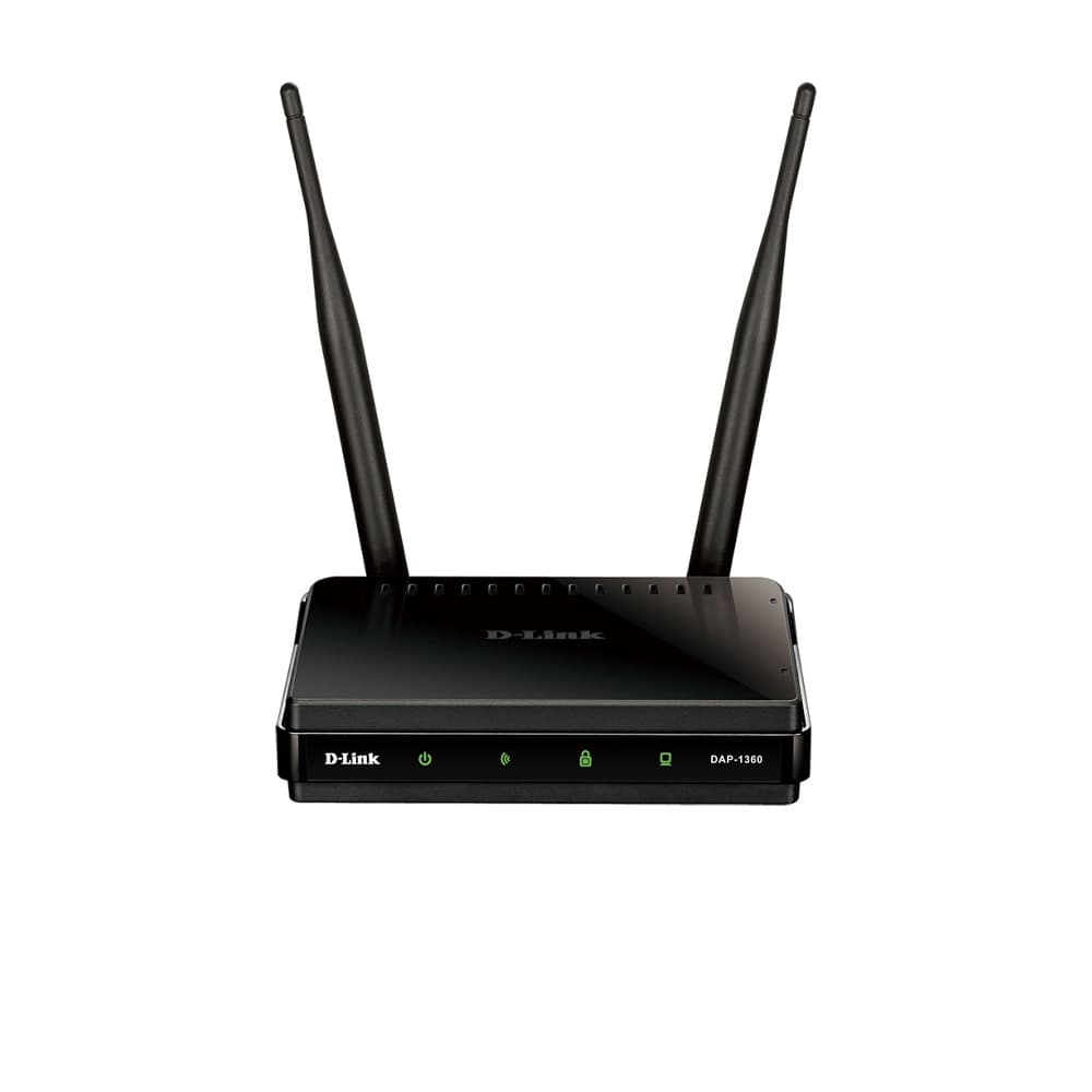 D-Link  Wireless N Range Extender - Black - DAP-1360
