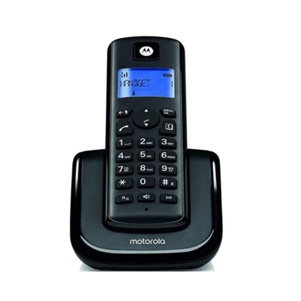 Motorola wireless Phone With Illuminated Display And Speaker T201 - Black