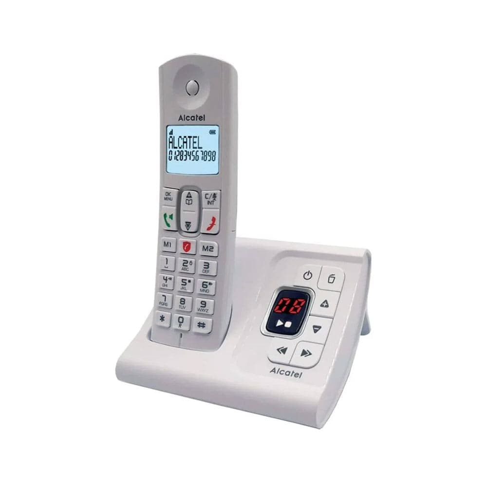 Alcatel Voice-Smart Cordless Phone With Answering Machine - F685 - White 
