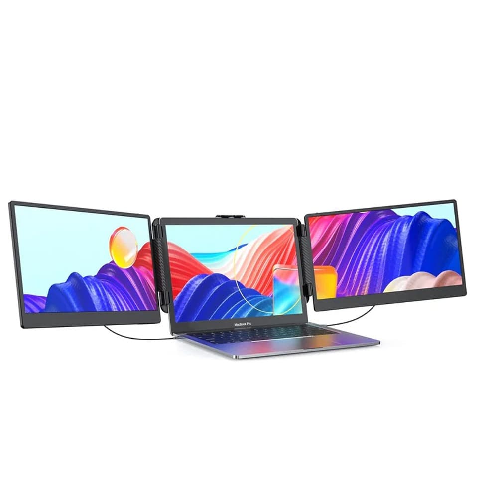 V2com 14 inch Triple Laptop Screen Extender S2  